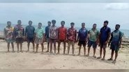 India News | Sri Lankan Navy Arrests 12 Karaikal Fishermen Near Kankesanthurai