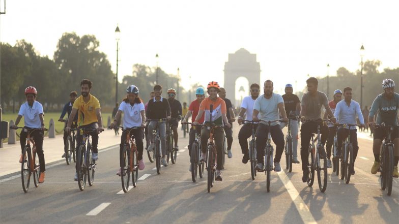 Sports News | Indian Women's Hockey Skipper Salima Praises Fit India Sundays on Cycle Initiative