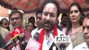 India News | "Very Unfortunate': Union Minister Kishan Reddy Expresses Condolences over Loss of Lives in Karur Stampede