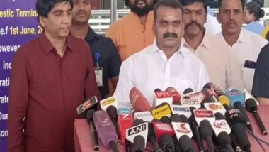 India News | Union Minister L Murugan Expresses Condolences over Loss of Lives in Karur Stampede