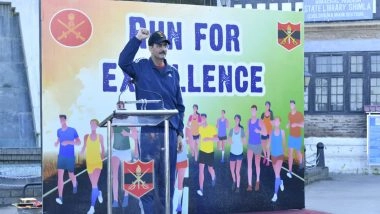 India News | HP: Army Training Command Celebrates 35th Raising Day with Band Display, 'Run for Excellence'