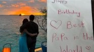 Entertainment News | Alia Bhatt Posts Adorable Birthday Post for Ranbir Kapoor with Raha's Special Handmade Card