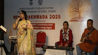 World News | Indira Gandhi Cultural Centre Celebrates Hindi Pakhwada 2025 in Dhaka