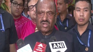 India News | West Bengal Governor C.V. Ananda Bose Offers Prayers During Durga Puja in South Kolkata