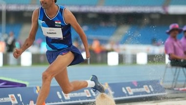 Sports News | Para World Athletics Championships: Long Jumper Vikas Tries Hard but Falls Short of Podium