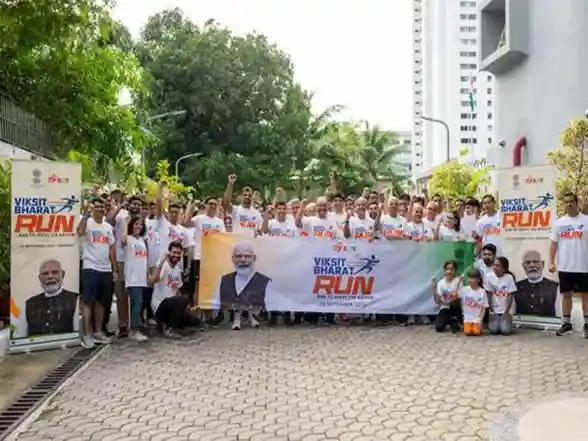 World News | Indian Diaspora in over 100 Countries Come Together for Viksit Bharat Run