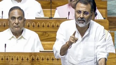 India News | Nishikant Dubey Alleges Congress' Role in Former Railway Minister LN Mishra's Murder