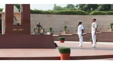World News | Kenya's Navy Commander Major General Paul Owuor Otieno Pays Tributes at the National War Memorial