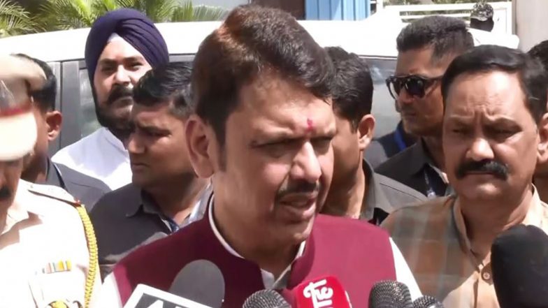 India News | Maharashtra: CM Fadnavis Hints Conspiracy Amid Violence over Objectionable Rangoli in Ahilyanagar