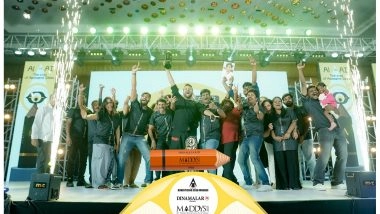 Business News | Chennai's Be Positive 24 Crowned Best Design & Print Craft Agency at MADDYS 2025