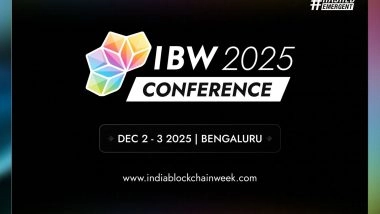 Business News | India Blockchain Week 2025 Returns to Spotlight India's Rising Global Web3 Influence
