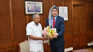 World News | Kerala: CM Expresses Solidarity with Palestinians in Meeting with Envoy
