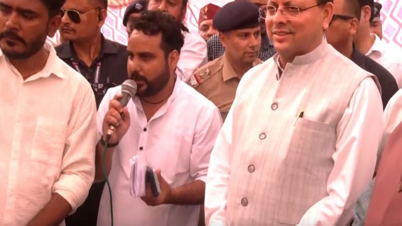 India News | Uttarakhand CM Meets Youths Protesting over UKSSSC Exam Paper Leak