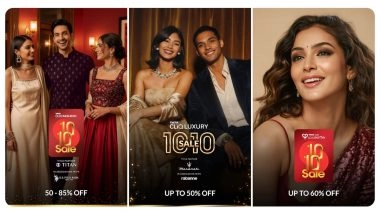 Business News | Made for 10/10 Celebrations: Tata CLiQ Fashion, Tata CLiQ Luxury, and Tata CLiQ Palette Announce Their Flagship Festive Sale Event, 10/10
