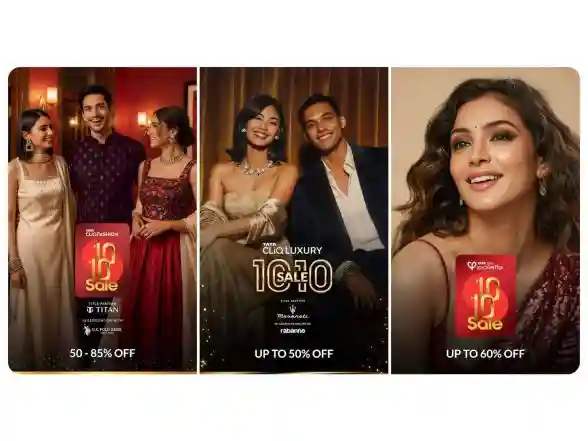 Business News | Made for 10/10 Celebrations: Tata CLiQ Fashion, Tata CLiQ Luxury, and Tata CLiQ Palette Announce Their Flagship Festive Sale Event, 10/10
