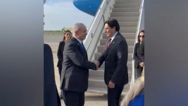 World News | Netanyahu Departs for Washington to Meet Trump at White House
