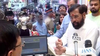 India News | Maharashtra: Dy CM Eknath Shinde, Milind Deora Urge Shopkeepers to Go Swadeshi Amid GST Reforms