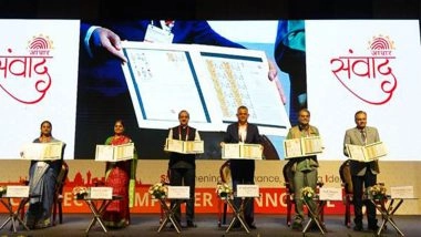 India News | UIDAI Hosts Fourth Aadhaar Samvaad in Hyderabad; Brings Together over 700 Officials