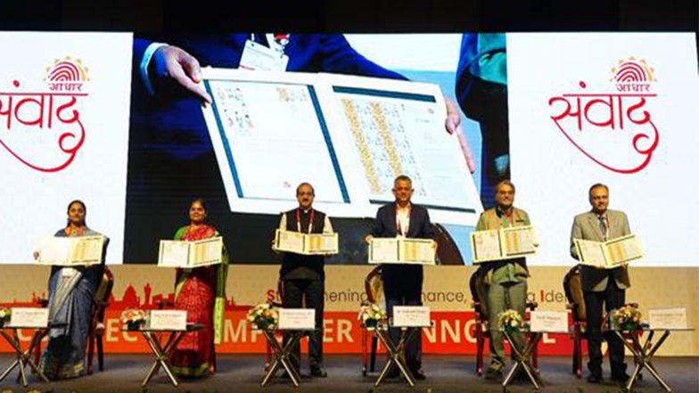 India News | UIDAI Hosts Fourth Aadhaar Samvaad in Hyderabad; Brings Together over 700 Officials