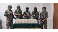 India News | Assam Rifles Conducts Major Operation Against Drug Smuggling in Tripura