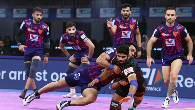 Sports News | PKL: Ashu Malik Stars in Dabang Delhi's Thrilling Win over Haryana Steelers