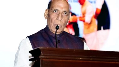 India News | Defence Minister Rajnath Singh to Address Tri-Services Seminar in New Delhi Today