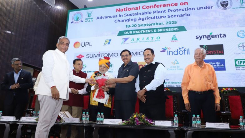 Business News | Dr. R.G. Agarwal Receives Prestigious Agro-Industry Leadership Award for Transforming Indian Agriculture