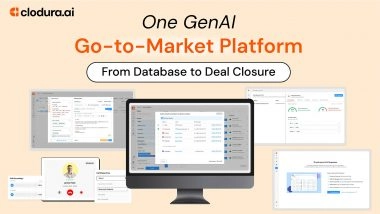 Business News | Born in India, Scaling Globally: Clodura.AI Unifies GTM Workflows with India's First GenAI Platform