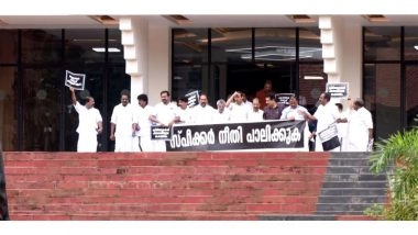 India News | Kerala Assembly Adjourned Amid Protests by Opposition over Alleged Death Threat Against Rahul Gandhi
