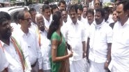 India News | Tamil Nadu: Cong MP KC Venugopal Inspects Stampede Site in Karur