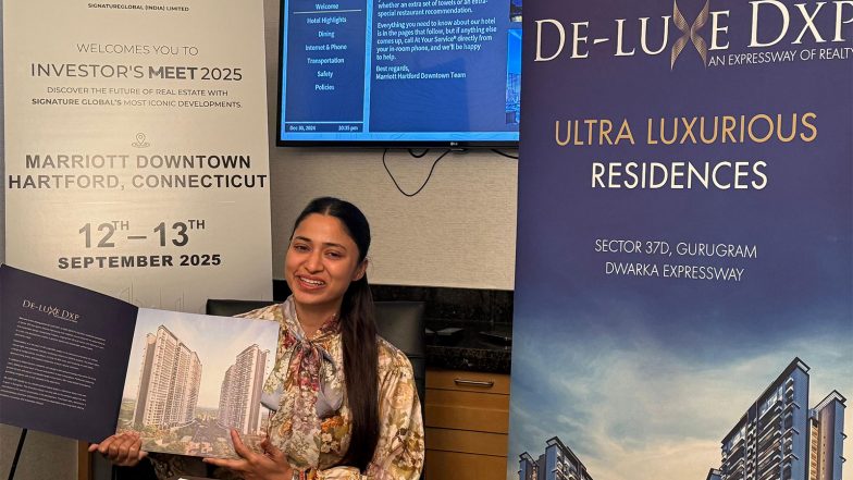 Business News | Signature Global Enhances Engagement with NRI Customers in USA's Connecticut; Showcases Key Projects to Homebuyers