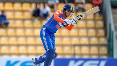 Sports News | Rain Interrupts Play in ICC Women's World Cup 2025 Opener Between India and Sri Lanka
