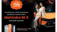 Business News | Upgrade Your Tech, Upgrade Your Ride - This Festive Season Win a Mahindra BE 6 with TECNO Smartphone