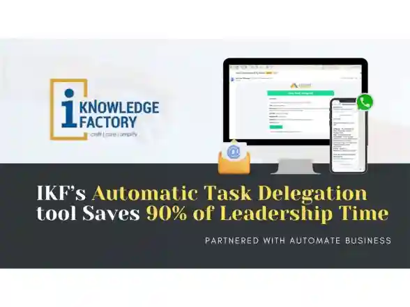 Business News | IKF's Task Automation Tool Slashes Management Time by 90% -- Here's How