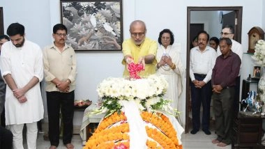 India News | VP Radhakrishnan Pays Tributes to BJP Leader VK Malhotra