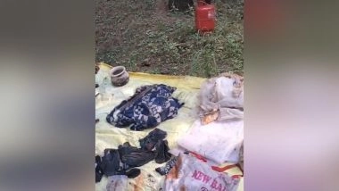 India News | J-K: Security Forces Bust Terrorist Hideout in Hornag-Watkash Forest Area of Anantnag