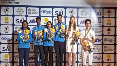 Sports News | ISSF Junior WC: India Claim Air Rifle Mixed Team Gold and Silver as Croatia, Czechia Wins Trap Gold