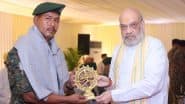 Operation Black Forest: Amit Shah Felicitates CRPF, Chhattisgarh Police, DRG and Cobra Jawans, Reiterates Resolve for Naxal-Free Nation (See Pics and Video)