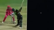 Andre Fletcher Sends Ball 'Out of the Ground' With a Massive Six off Chris Green&rsquo;s Bowling During St Kitts and Nevis Patriots vs Barbados Royals CPL 2025 Match (Watch Video)