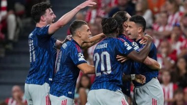 Athletic Club 0–2 Arsenal, UEFA Champions League 2025–26: Gabriel Martinelli, Leandro Trossard Score As Gunners Start UCL Campaign With Away Victory (Watch Goal Video Highlights)