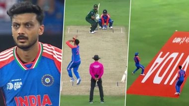 Fakhar Zaman Wicket Video: Watch Axar Patel Remove Pakistan Batter After Tilak Varma Takes Excellent Catch During IND vs PAK Asia Cup 2025