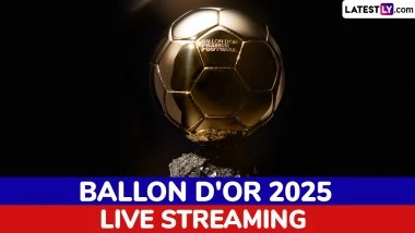 Ballon d’Or 2025 Ceremony Live Streaming Online & Time in India: How To Watch Ballon d’Or Award Ceremony on TV in IST?