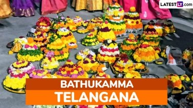 Bathukamma 2025 Date in Telangana: Bathukamma Days Names in Telugu, History, Significance, Celebrations and Rituals of the Colourful Floral Festival Dedicated to Goddess Gauri