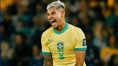 Brazil 3-0 Chile, FIFA World Cup 2026 CONMEBOL Qualifiers: Estevao, Lucas Paqueta, Bruno Guimaraes on Target as Selecao Register Dominant Victory (Watch Goal Video Highlights)