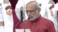 CP Radhakrishnan Takes Oath As 15th Vice President of India: President Droupadi Murmu Administers Oath to Chandrapuram Ponnusamy Radhakrishnan (Watch Videos)