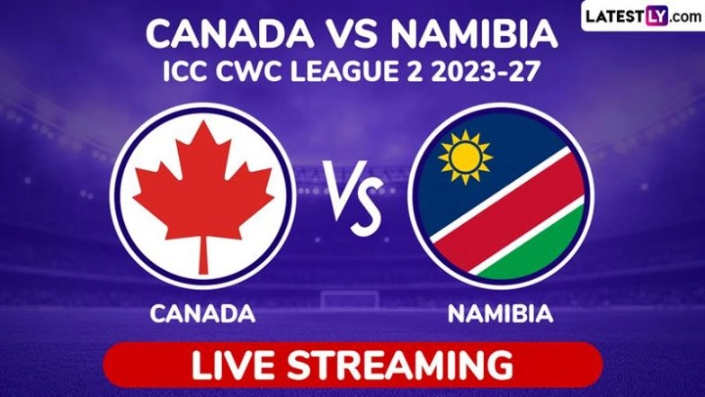 Canada vs Namibia ICC Men’s Cricket World Cup League Two 2023-27 Free Live Streaming Online: How To Watch CAN vs NAM ICC CWC League 2 ODI Cricket Match Live Telecast on TV?