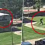Charlie Kirk Assassination: FBI Releases New Video Shows Shooter Jumping off College Roof, Fleeing After Killing Conservative Activist at Utah Valley University (Watch Video)