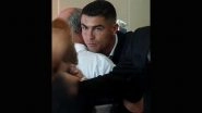 Cristiano Ronaldo Attends Diogo Jota&rsquo;s and Jorge Costa&rsquo;s Tribute Ceremony, Legendary Footballer Hugs Former Liverpool Star's Father (See Pic)
