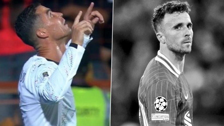 Cristiano Ronaldo Dedicates His Goal to Diogo Jota With Touching Celebration During Armenia vs Portugal FIFA World Cup 2026 European Qualifiers Match (See Pic)