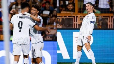 Armenia 0-5 Portugal, FIFA World Cup 2026 European Qualifiers: Cristiano Ronaldo, Joao Felix Score Braces as Former European Champions Register Dominant Win (Watch Goal Video Highlights)